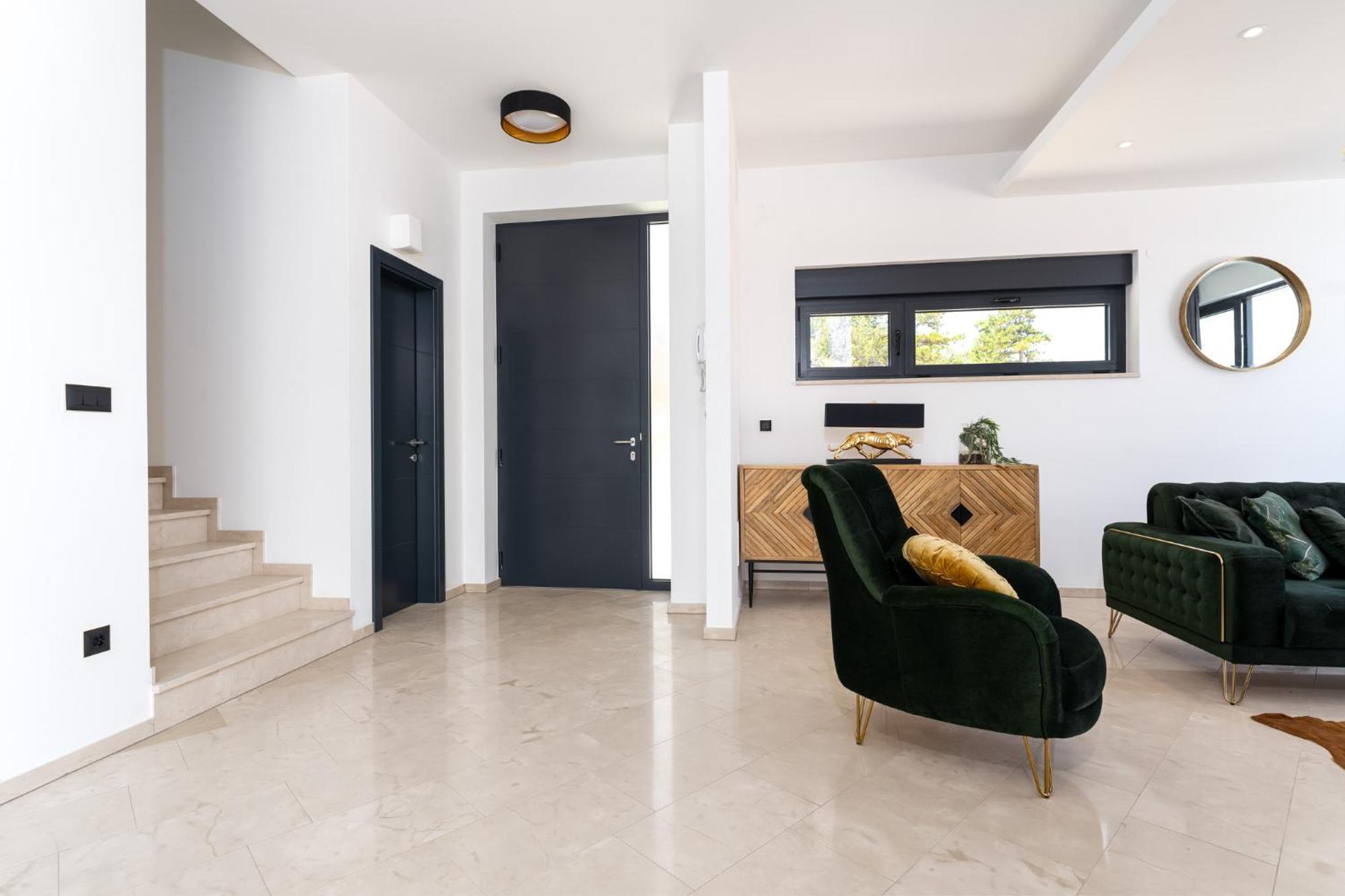 Luxury Verbenico Hills- Amazing Sea View, Pool With Whirpool And Waterfall, Beach, In Famous Wine Region - Your With Style
