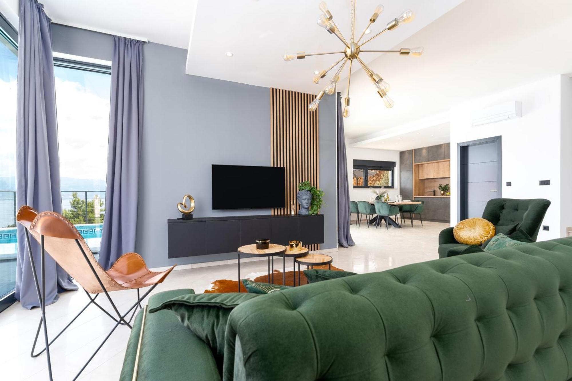 Luxury Verbenico Hills: Seaside Retreat With Pool And Wine Villa Vrbnik